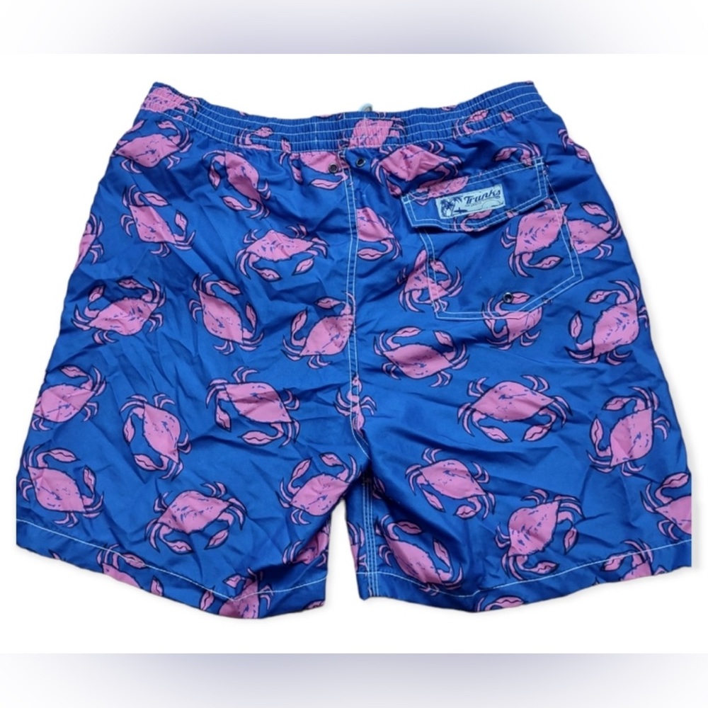 Trunks Surf & Swim Co Men's XL Sano Lined Swim Shorts EUC - Picture 2 of 3